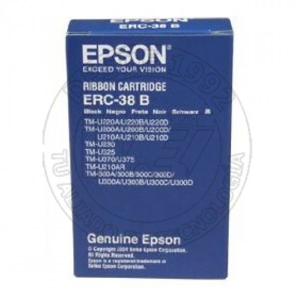 Epson Black Fabric Ribbon Tmutmit Cinta Para Impresora