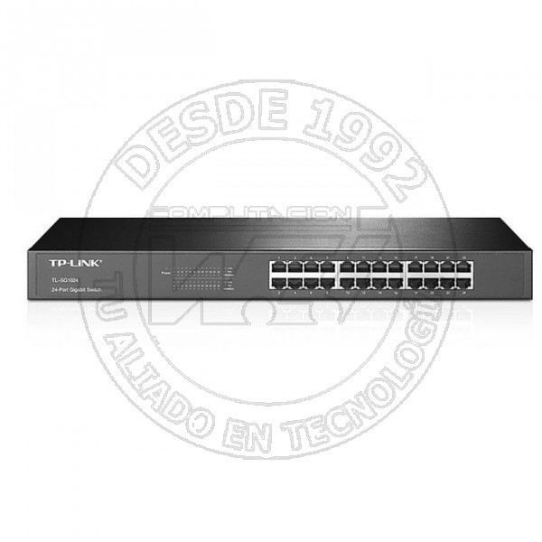 Switch De Acero 24 Puertos (Tl-Sg1024)