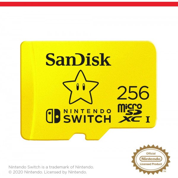 Tarjeta De Memoria Microsdxc Nintendo Switch 256gb