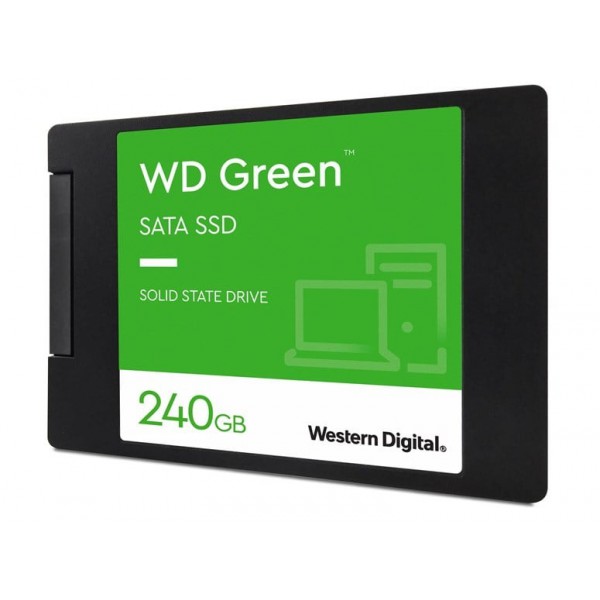 Disco Sólido SSD Western Digital Green 240GB 2,5 Pulg. SATA (WDS240G3G0A)