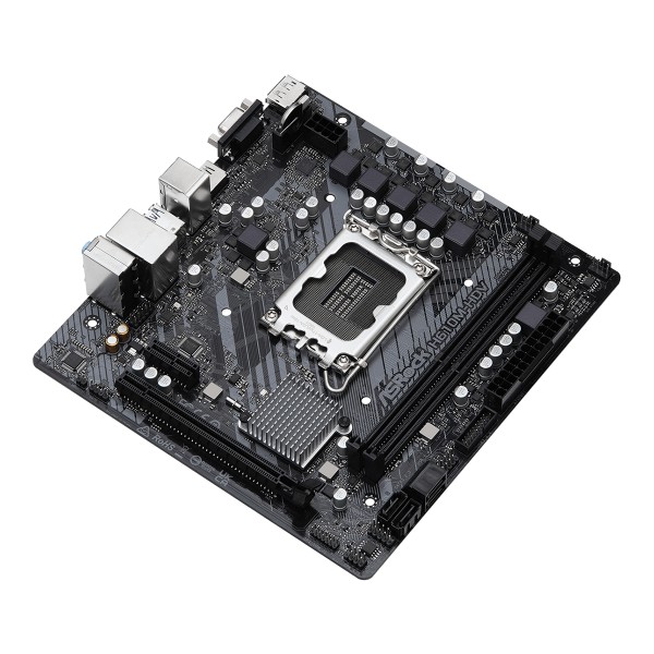 Placa Madre Asrock H610M-HDV Socket Lga1700 Intel H610 12 13 14ª Gen Ddr4 Sata3. (90-MXBHS0-A0UAYZ)