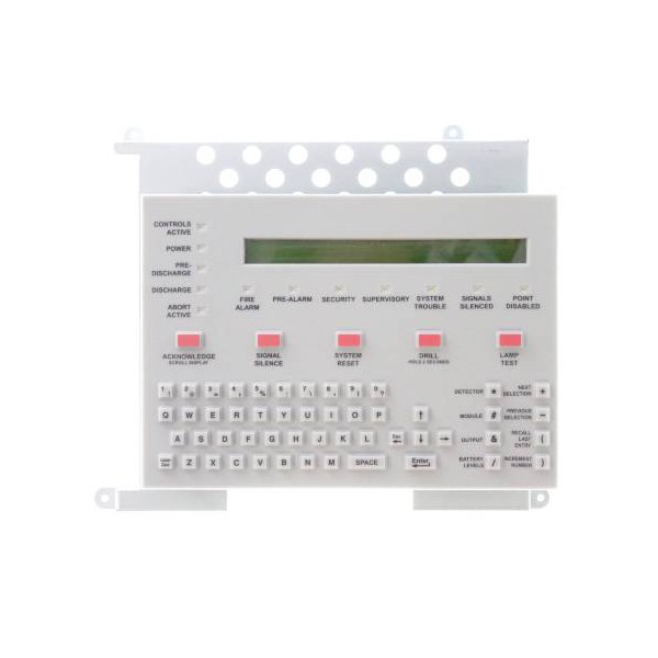 Módulo de Teclado Notificador Notifier Kdm R2 Sp, Retroiluminado, Montaje En Panel, 80 Caracteres