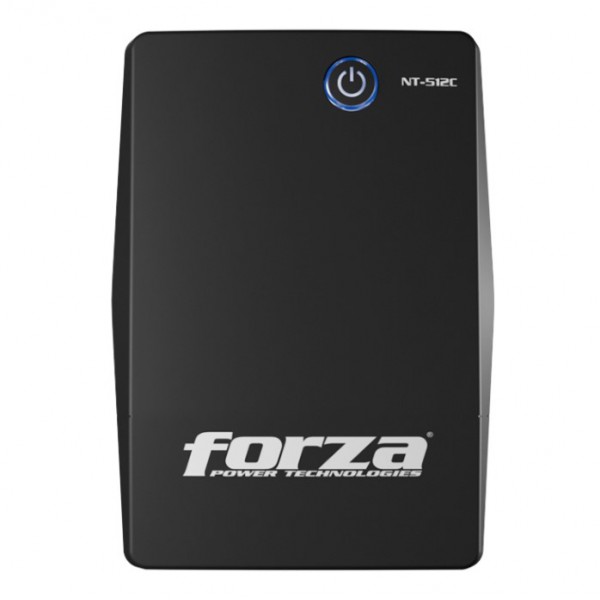 UPS Forza NT-512C Interactiva, 500VA 250W, 4 Italianos Rj11, Torre Comp 220V (NT-512C)