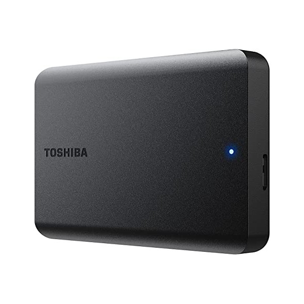 Disco Duro Externo Toshiba Canvio Basics de 1TB, USB 3.0, Negro (HDTB510XK3AA)