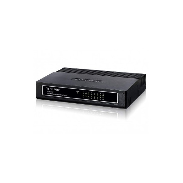 SWITCH 16- PORT CARCASA PLASTICA (TL-SF1016D)